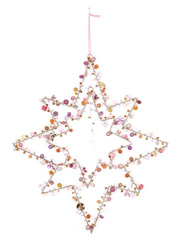 Overbeck and Friends Dekohänger "Marigold" in Bunt - (L)33 x (B)30 cm