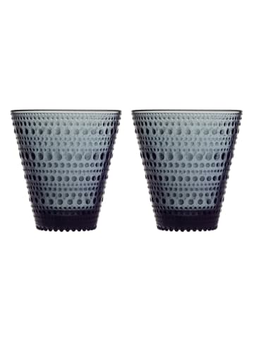 iittala 2-delige set: glazen "Kastehelmi" blauw - 300 ml