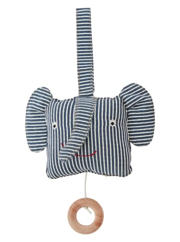 OYOY mini Spieluhr "Erik Elephant" - ab Geburt in Blau - (L)16 cm - (B)8 cm