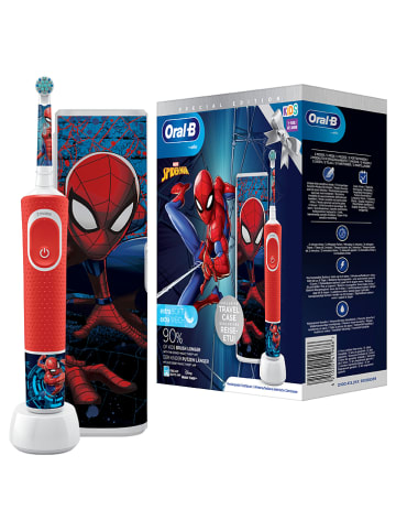 Oral-B Elektrische tandenborstel "Oral-B D100k Spiderman" rood