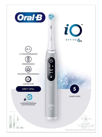 Oral-B Elektryczna szczoteczka "iO Series 6" w kolorze jasnoszarym