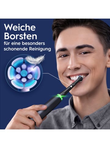 Oral-B 2tlg. Set: Elektr. Zahnbürsten "iO Series 6" in Rosa/ Schwarz