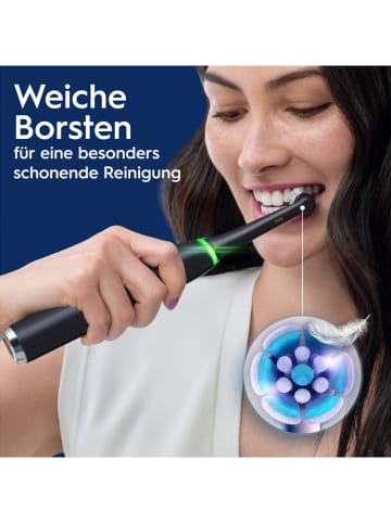 Oral-B 2tlg. Set: Elektr. Zahnbürsten "iO Series 9" in Rosa/ Schwarz