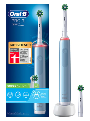 Oral-B Elektrische Zahnbürste "Oral-B Pro 3 3000" in Blau