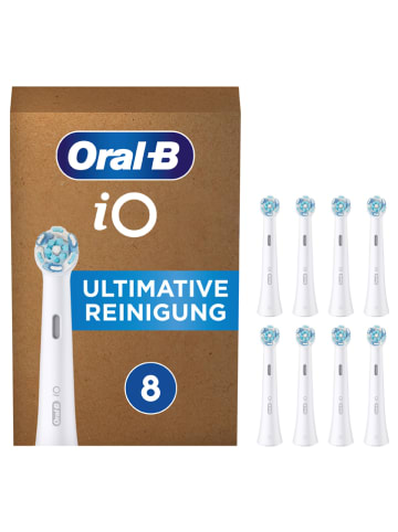 Oral-B 8-delige set: opzetborstels "Oral-B iO Ultieme reiniging" wit