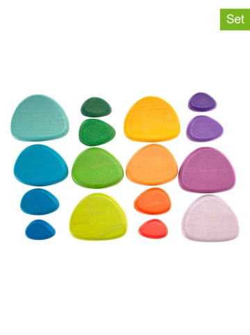 SUNNYSUE 16-delige set: regenboogstenen - vanaf 3 jaar