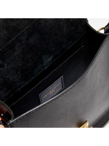 Victor & Hugo Paris Leren schoudertas "Louis" zwart - (B)19,5 x (H)18 x (D)6,5 cm