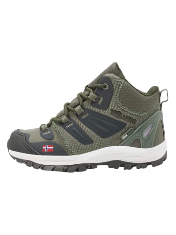 Trollkids Buty trekkingowe "Rondane Hiker Mid" w kolorze khaki