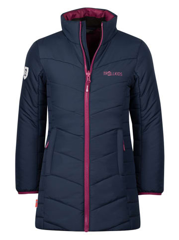 Trollkids 3in1-Funktionsjacke "Senja"  in Lila/ Dunkelblau