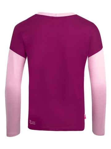 Trollkids Koszulka funkcyjna "Preikestolen" w kolorze fioletowym