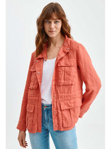 TATUUM Leinen-Jacke in Koralle