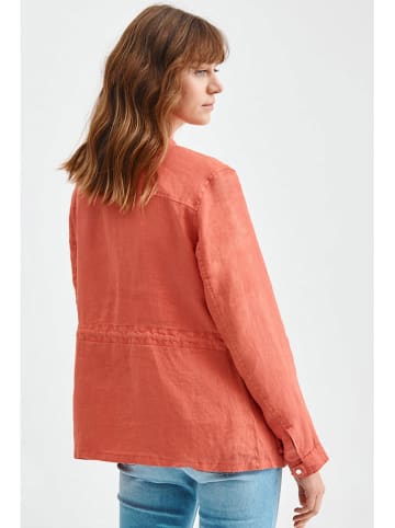 TATUUM Leinen-Jacke in Koralle