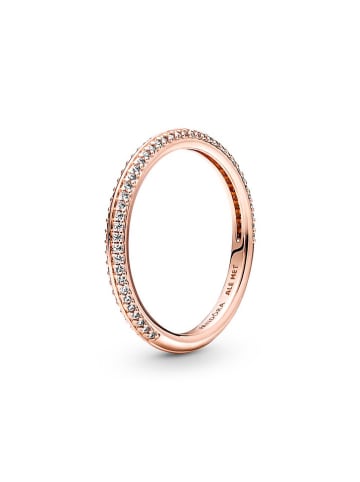 Pandora Rosévergulde ring met zirkonia's