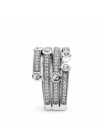 Pandora Zilveren ring met edelstenen