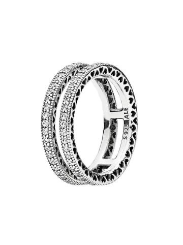 Pandora Zilveren ring met zirkonia's