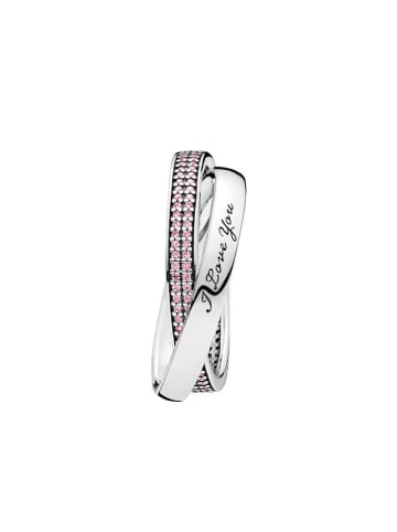 Pandora Zilveren ring met zirkonia's
