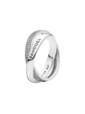 Pandora Zilveren ring met edelstenen