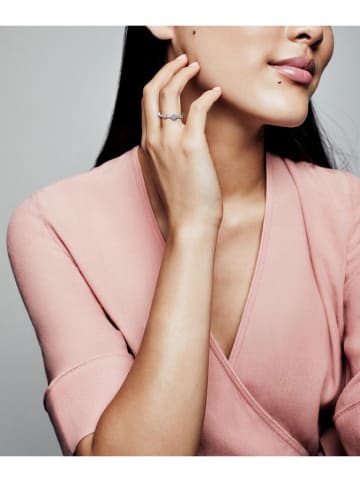 Pandora Zilveren ring met zirkonia's
