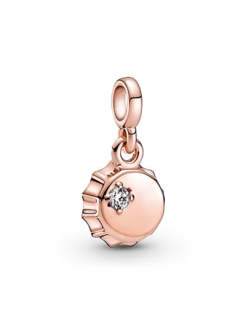 Pandora Rosévergold. Anhänger mit Edelsteinen