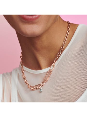 Pandora Rosévergulde zilveren schakel "Believe"