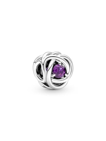 Pandora Srebrny charms z kryształem