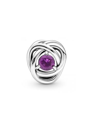 Pandora Srebrny charms z kryształem