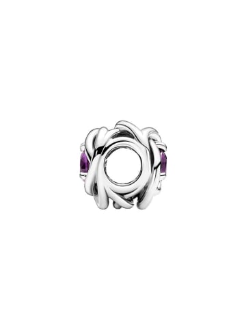 Pandora Srebrny charms z kryształem