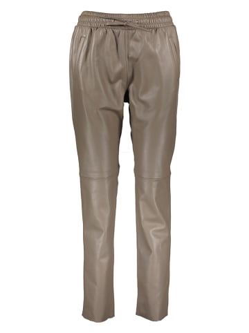 BLUE MONKEY Lederhose in Beige