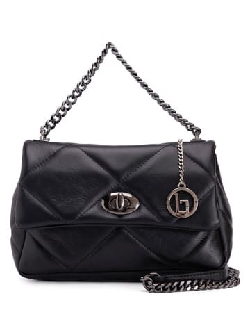 Lia Biassoni Black leather handbag - 30 x 17 x 8 cm