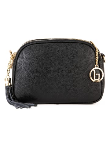 Lia Biassoni Black leather handbag - 23 x 17 x 7 cm