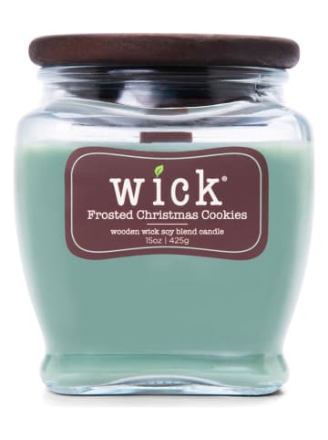 Colonial Candle Geurkaars "Frosted Christmas Cookies" turquoise - 425 g