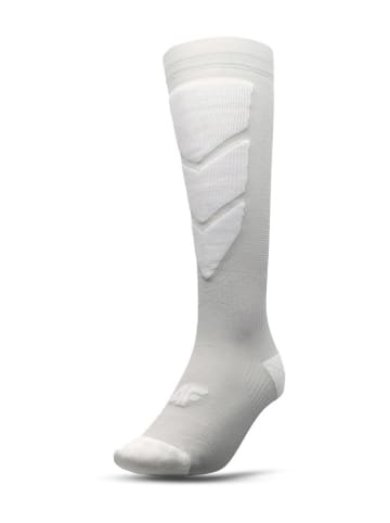 4F Functionele sokken grijs/wit