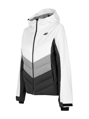 4F Ski-/snowboardjas antraciet/grijs/wit