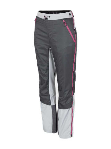 4F Spodnie funkcyjne w kolorze antracytowo-szaro-różowym