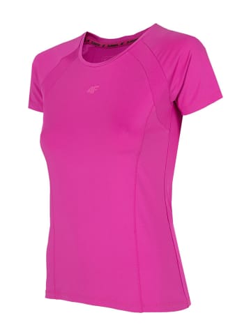 4F T-shirt funkcyjny w kolorze różowym