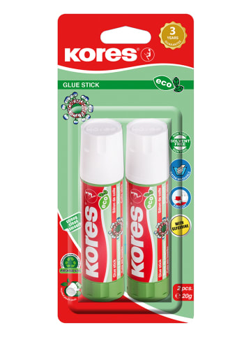 Kores Kleje w sztyfcie (2 szt.) "Eco" - 2x 20 g