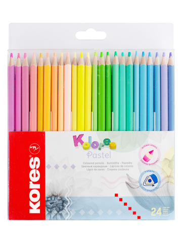 Kores Pastelkleurpotloden "Kolores" - 24 stuks