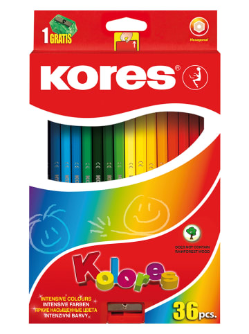 Kores Buntstifte "Kolores" - 36er Pack
