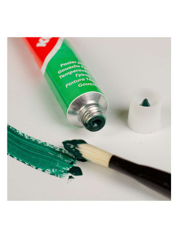 Kores Poster-Malfarben "Temperas" in Bunt - 10x 12 ml