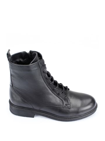 GÖNDERİ® Leren boots zwart