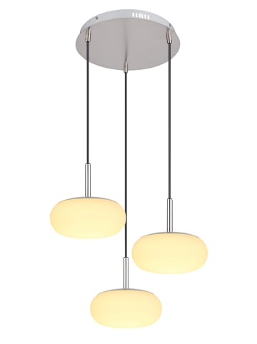 Globo lighting Ledhanglamp "Matty" chroomkleurig - Ø 120 cm