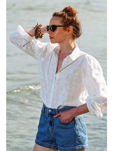 Trend Alacati Bluse in Weiß