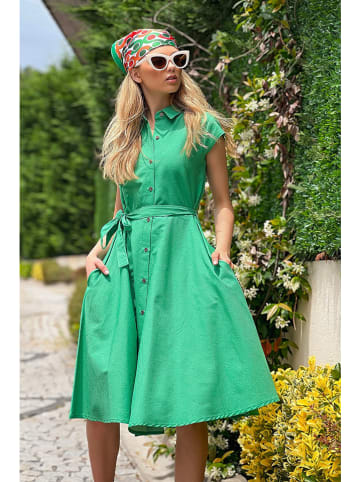 Lycalia Sukienka w kolorze zielonym