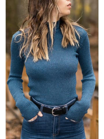 Chezalou Sweter w kolorze niebieskim