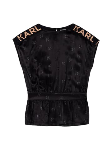 Karl Lagerfeld Kids Bluzka w kolorze czarnym