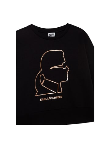 Karl Lagerfeld Kids Bluza w kolorze czarnym