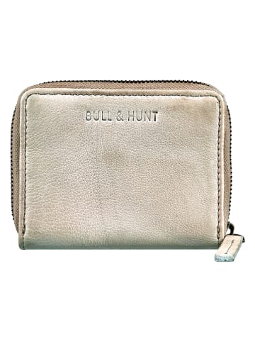 BULL & HUNT Leren portemonnee "Midi" beige - (B)12 x (H)10,5 x (D)2 cm