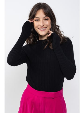 AUTHENTIC CASHMERE Kaszmirowy sweter w kolorze czarnym