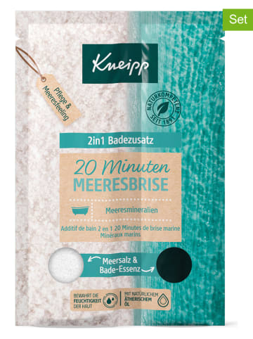 Kneipp 12er-Set: 2in1 Badezusatz "20 Minuten Meeresbrise", je 40 g + 10 ml