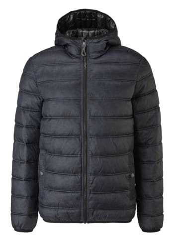 s.Oliver Doorgestikte jas donkerblauw